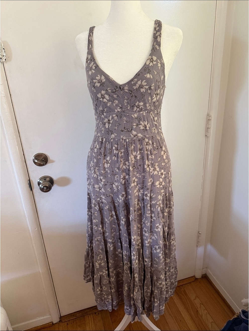 bohme Lavender Floral Maxi Dress